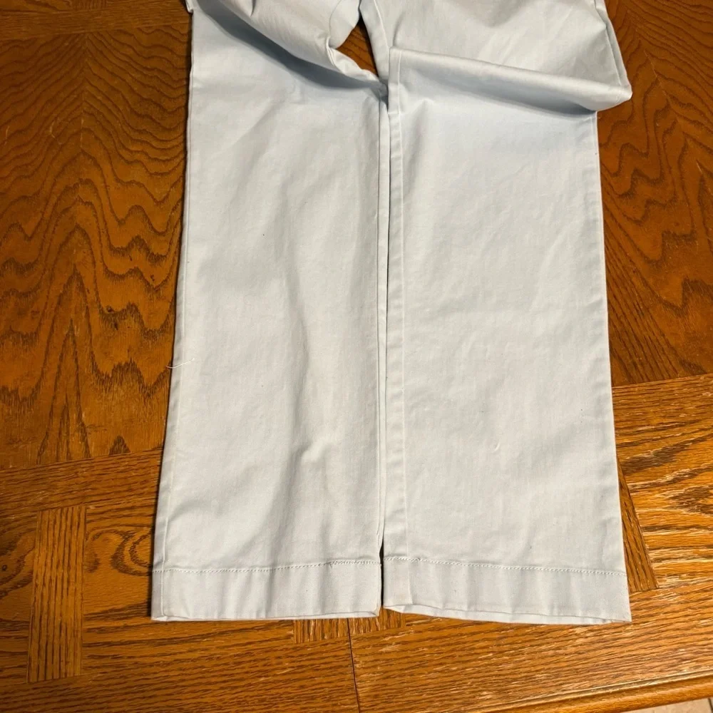 J. Crew NWT 484 Slim Fit Stretch Chino Flat Front Pants in Light Blue 32x32